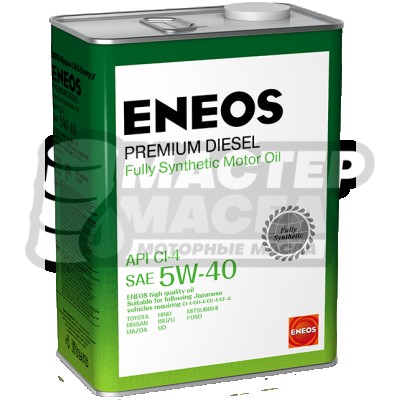 ENEOS Premium Diesel 5W-40 СI-4 4л